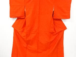 十字絣織り出し手織り紬着物